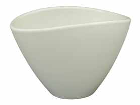 Osłonka doniczkowa Owal 405 - 26 cm vanila mat CERMAX