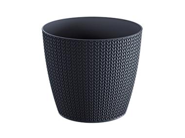 Zdjęcie: Doniczka Wheaty antracytowy 16 cm PROPERPLAST