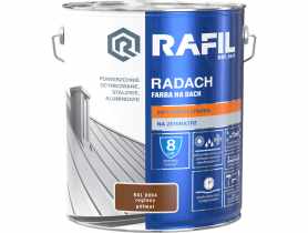 Farba na dach Radach ceglany RAL8004 10L RAFIL