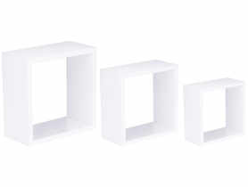 Półka modułowa kwadratowa FSS 100 biała 270x240x210 mm VELANO