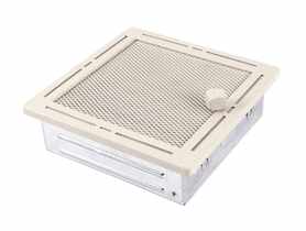 Kratka kominkowa wentylacyjna Trend 16x16 cm z żaluzją krem brokatowy PARKANEX