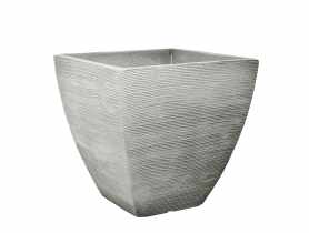 Donica Rillen kwadrat 40x40 cm szara VOG