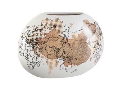 Zdjęcie: Wazon ceramiczny 24x11x31 cm 91142 EUROFIRANY