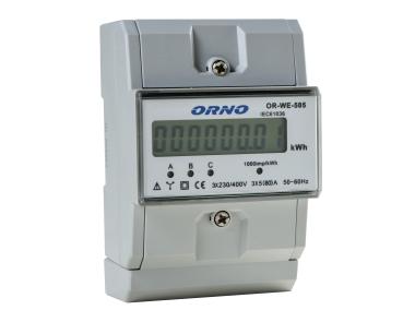Zdjęcie: Wskaźnik zużycia energii elektrycznej 3-fazowy ORNO