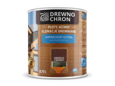 Zdjęcie: Impregnat do drewna Extra orzech ciemny 0,75 L DREWNOCHRON