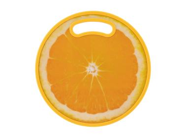 Zdjęcie: Deska kuchenna Tropicana średnica 30 cm dekoracja pomarańcza ALTOM DESIGN