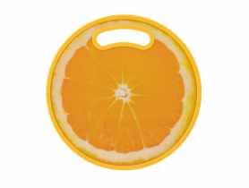 Deska kuchenna Tropicana średnica 30 cm dekoracja pomarańcza ALTOM DESIGN