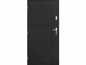 Drzwi zewnętrzne detroit antracyt 90l komplet PANTOR