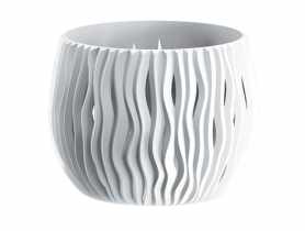 Doniczka Bowl Sandy basic biały 18 cm PROSPERPLAST