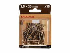 Wkręt utwardzany do drewna 3,5x30 mm blister 35 szt. KOELNER