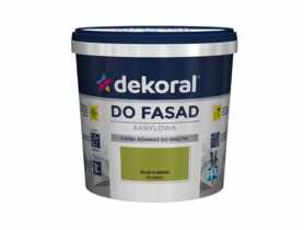 Farba fasadowa zieleń oliwkowa 1 L Polinit DEKORAL