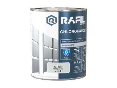 Zdjęcie: Emalia chlorokauczuk szary jasny RAL7035 0,75L RAFIL