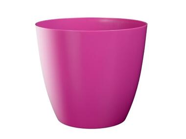 Zdjęcie: Doniczka Ella 18 cm fuksja połysk GARDEN LIFE