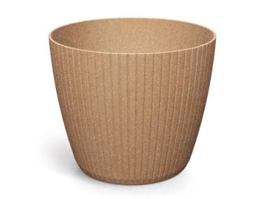 Zdjęcie: Doniczka Lamia Round Eco Wood naturo Eco 40 cm PROSPERPLAST