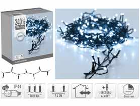 Łańcuch świetlny 18 m 240 led biały KOOPMAN