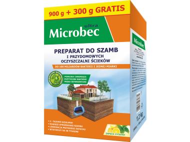 Zdjęcie: Preparat do szamb Microbec Ultra 900 g + 300 g gratis BROS