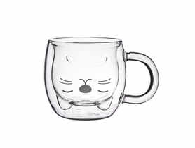 Kubek termiczny 260 ml dekoracja kotek color box Andrea kids ALTOMDESIGN