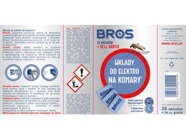 Zdjęcie: Wkłady do elekrtrycznego odstraszacza komarów 20 szt. BROS