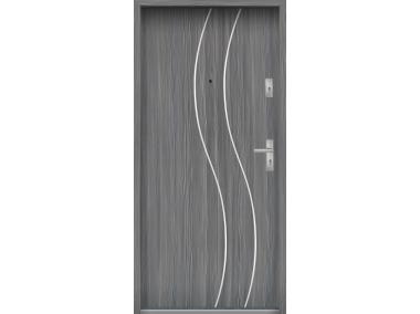 Zdjęcie: Drzwi wejściowe do mieszkań Bastion R-59 Mokka 90 cm lewe OSP KR CENTER