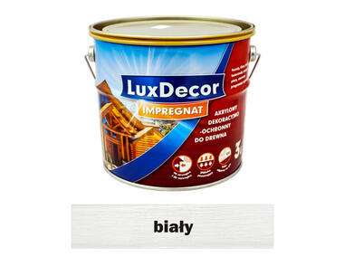 Zdjęcie: Impregnat do drewna 3 L biały LUXDECOR