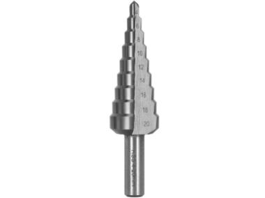 Zdjęcie: Wiertło Stopniowe HSS fi 4-20 mm, skok 2 mm STALCO PERFECT