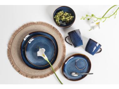 Zdjęcie: Filiżanka Reactive Navy Blue 310 ml ze spodkiem 20 cm ALTOM DESIGN