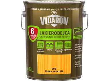 Zdjęcie: Lakierobejca sosna złocista L02 4,5L N VIDARON