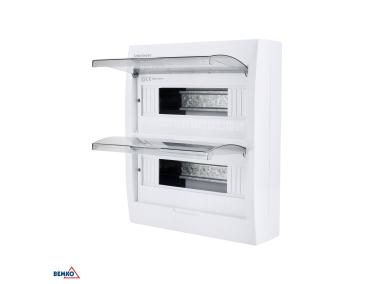 Zdjęcie: Rozdzielnica natynkowa IP40 zaciski 24N+24PE 2x12P SCHELINGER