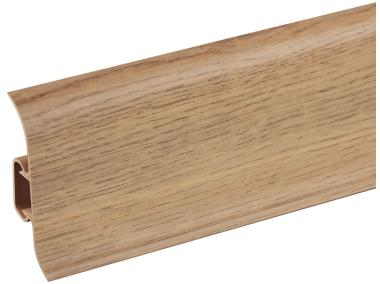 Zdjęcie: Listwa przypodłogowa PVC Premium Classic 22x59 mm; 2,20 m Dąb Klepka Mat CEZAR