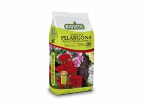 Ziemia do pelargonii i roślin balkonowych 20 L BIOVITA