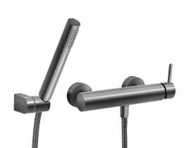 Zestaw Ciriculus Gun metal natryskowy z baterią natryskową FERRO