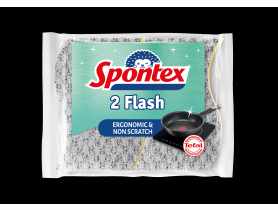 Gąbka do powierzchni delikatnych Flash 2 sztuki SPONTEX