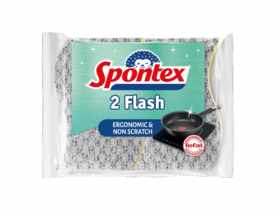 Gąbka do powierzchni delikatnych Flash 2 sztuki SPONTEX