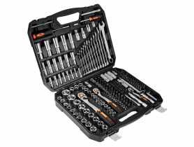 Zestaw kluczy nasadowych 1/2", 3/8", 1/4", 219 sztuk CrV NEO TOOLS