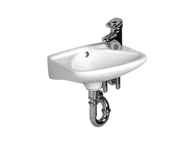 Zdjęcie: Umywalka Aqualino 37x28 cm z otworem bateryjnym SANITEC