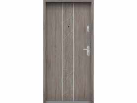 Drzwi wejściowe do mieszkań Bastion A-40 Dąb szary 80 cm (NW) lewe ODP KR CENTER