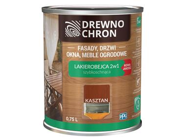 Zdjęcie: Lakierobejca 2w1 kasztan 0,75 L DREWNOCHRON