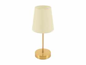 Lampka stołowa Fatima E14 kolor antyczny mosiądz/ecru max 40 W STRUHM
