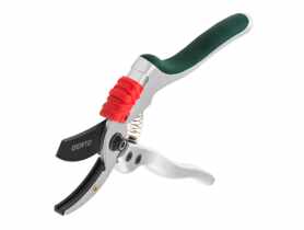 Sekator ogrodowy kowadełowy 195 mm, aluminiowy, średnica cięcia 18 mm VERTO