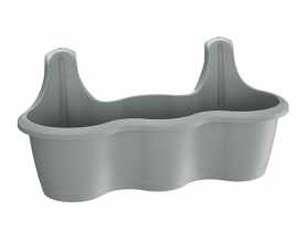 Doniczka Respana Hook szary kamienny 52 cm PROSPERPLAST