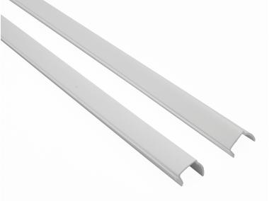 Zdjęcie: Prowadnica PVC do rolet 220 cm - 2 szt. biała GARDINIA