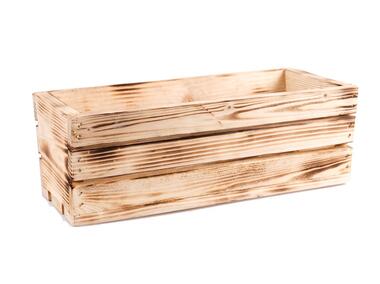 Zdjęcie: Skrzynka drewniana 40x18x15 cm opalana TIN TOURS