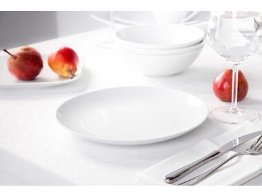 Zdjęcie: Talerz płytki Mariapaula moderna biała 24 cm ALTOMDESIGN