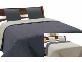 Narzuta Vigo II 180x220+2/40 cm 011 dark grey-silver EUROMAT