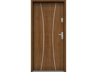 Zdjęcie: Drzwi wejściowe do mieszkań Bastion R-63 Olcha 80 cm lewe ODP KR CENTER