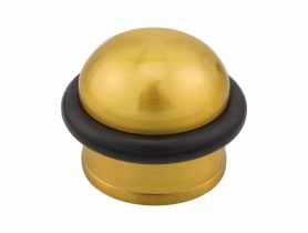 Odbojnik drzwiowy walec mały DB-003 mosiężna satyna METRO