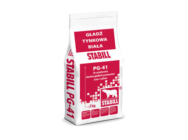 Zdjęcie: Gładź tynkowa PG-41 biała, 2 kg STABILL