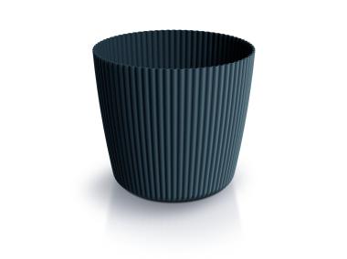 Zdjęcie: Doniczka Milly Round antracyt, wysokość 17,3 cm PROSPERPLAST