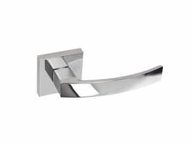 Klamka wewnętrzna Mistico DH-27 szyld dzielony kwadratowy chrom GAMET