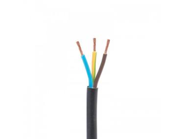 Zdjęcie: Przewód elektryczny OWY 3x1,5 czarny (szpula 250) ELEKTROKABEL